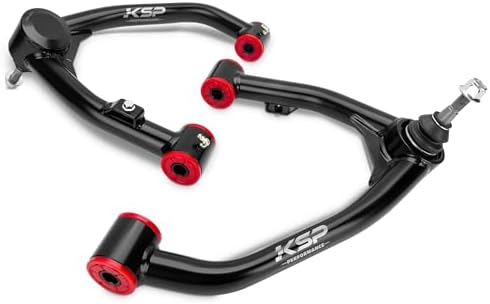 KSP Upper Control Arm Fit for Sierra Silverado1500, Tubular Fit 2-4" lift for 2007-2018 Silverado Sierra 6-Lug 2WD/4WD OE stamped steel and aluminum arms, Stage 2.0