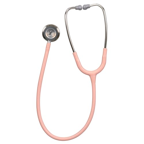 3M Littmann Classic III Monitoring Stethoscope, 5910C, More Than 2X as Loud, Weighs Less, 27" Champagne Rose Satin-Finish Tube for Added Comfort, Flexibility and Cleanability