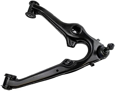 TRQ Front Stamped Steel Lower Control Arm Ball Joint Assembly RH Passenger Side for Silverado Sierra Tahoe Suburban Escalade