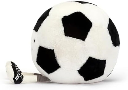 Jellycat Amuseables Soccer Ball Stuffed Toy, 12 inches - Soccer Ball Plush Gift for Sports Fans