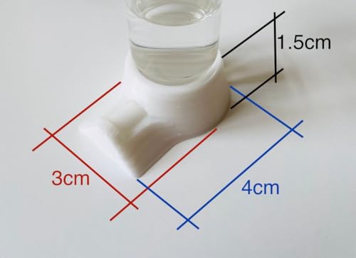 Humidifier 5mL Water Feeder for Ant Farms, Jumping Spiders, Beetles or other Insect Pets - SET of 5 (Gray)