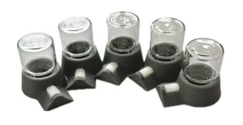 Humidifier 5mL Water Feeder for Ant Farms, Jumping Spiders, Beetles or other Insect Pets - SET of 5 (Gray)
