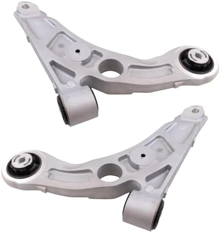 TRQ Front Lower Control Arm Set Driver and Passenger Side 2 Pieces Compatible with 2020-2023 Jeep Cherokee