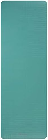 Gaiam Essentials Thick Yoga Mat Fitness & Exercise Mat with Easy-Cinch Carrier Strap,72"L X 24"W X 2/5 Thick, 10mm