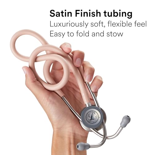 3M Littmann Classic III Monitoring Stethoscope, 5912C, More Than 2X as Loud, Weighs Less, 27" Marine Blue Satin-Finish Tube for Added Comfort, Flexibility and Cleanability