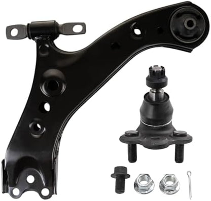 TRQ Front Lower Control Arm with Ball Joint Set Passenger Side 2 Pieces Compatible with 2019-2023 Toyota RAV4