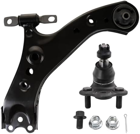 TRQ Front Lower Control Arm with Ball Joint Set Passenger Side 2 Pieces Compatible with 2019-2023 Toyota RAV4