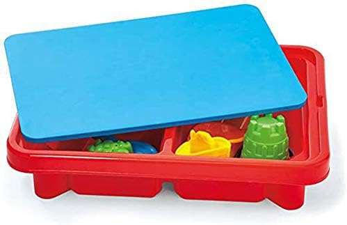 Toddler Sensory Kids Table with Lid | Sensory Bin | Kidoozie | Mega Block Compatible Lid | Indoor Outdoor Use , Red, G02521 17 x 12.5 x 11 inches