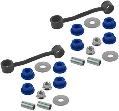 TRQ Front Steering & Suspension Kit Ball Joint Control Arm with Ball Joint Sway Bar Stabilizer Link Tie Rod Compatible with 2008-2011 Dodge Nitro