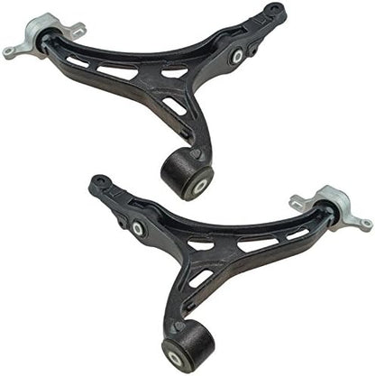 TRQ Front Lower Control Arm Set Compatible with 2011-2015 Dodge Durango Jeep Grand Cherokee