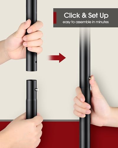 Clothes Rack - Clothing Rack with Storage Mesh Shelf & Casters, Heavy-Duty Metal Clothing Rack for Hanging Clothes, Dresses, Coats, Large Load Capacity, Easy Assembly, Black, 28.0"x14.0"x59.0"