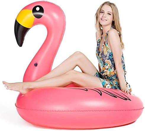 Jasonwell Giant Inflatable Flamingo Pool Floats Party Float Tube with Fast Valves Summer Beach Swimming Pool Lounge Raft Decorations Toys for Adults & Kids