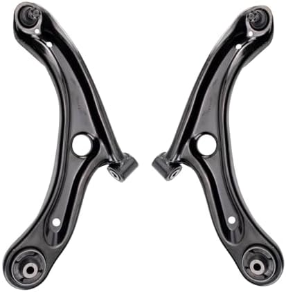TRQ Front Lower Control Arm with Ball Joint Set Compatible with 2015-2020 Honda Fit