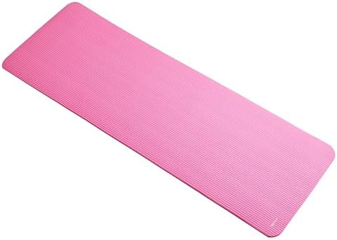 Amazon Basics 1/2 Inch Extra Thick Exercise Yoga Mat with Carrying Strap, Cushioned Support, for Fitness and Gym Workouts