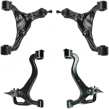 TRQ Front Control Arm with Ball Joint Set Compatible with 2010-2013 Land Rover Range Rover Sport