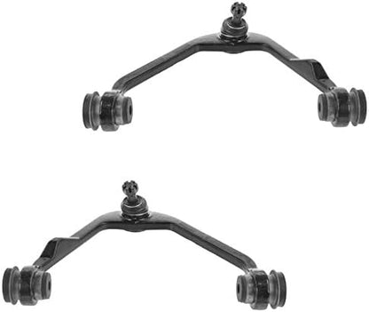 TRQ Front Upper Control Arm with Ball Joint Set Compatible with 1997-2002 Ford Expedition 1997-2003 F-150 2004 F-150 Heritage 1997-1999 F-250 2002 Lincoln Blackwood 1998-2002 Navigator