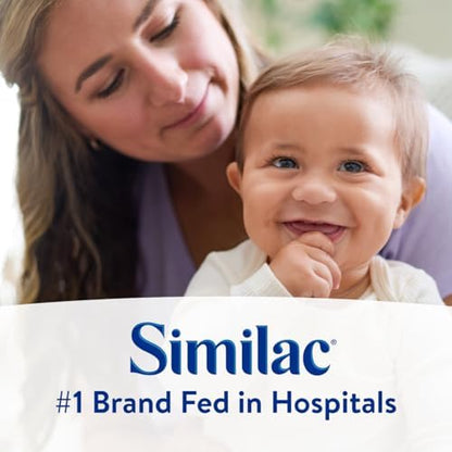 Similac Advance Infant Formula with Iron, Ready-to-Feed Baby Formula, 32-fl-oz Bottle, Pack of 6