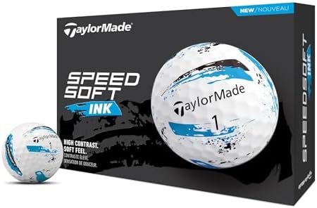 TaylorMade SpeedSoft Golf Balls, Maximum Distance with Ultra-Soft Feel, Perfect for Off The Tee and Around The Green