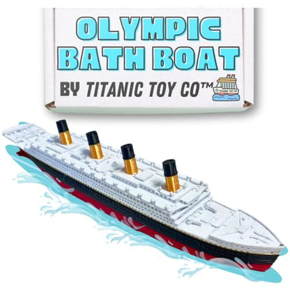 Olympic Bath Boat And Pool Toy By TitanicToyCo, RMS Titanic Toys For Kids, Historically Accurate Titanic Toy, Titanic Ship, Titanic Cake Topper, Titanic Figurine, Titanic Boat (RMS Olympic)