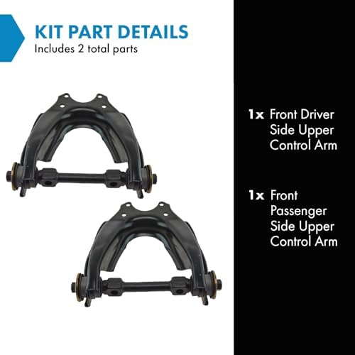 TRQ Front Upper Control Arm Set Compatible with 1989-1995 Toyota Pickup 1993-1998 T100