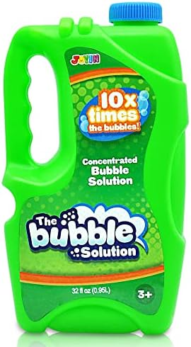 JOYIN 32 oz Concentrated Bubble Solution (Green) for Kids, Boys and Girls Summer Game, Party Favors, Summer Outdoor Fun, Pretend-Play Toys, Educational Toys, and School Classroom Prizes