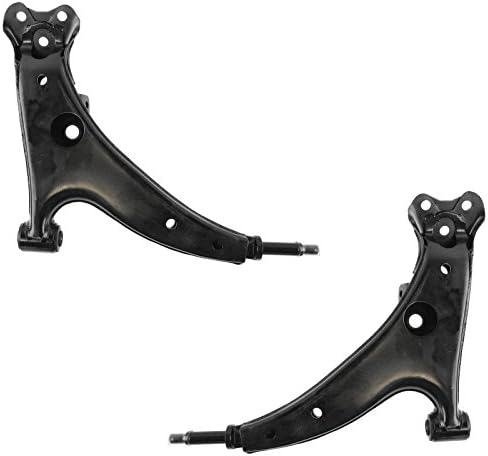 TRQ Front Lower Control Arm Set Compatible with 1993-1995 Geo Prizm Toyota Corolla