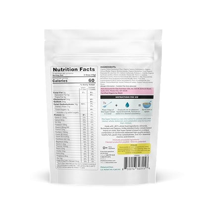 Else Nutrition Baby Cereal Stage 1 for 6 months+, Plant Protein, Organic, Whole foods, Vitamins and Minerals (Banana 6 Pack)