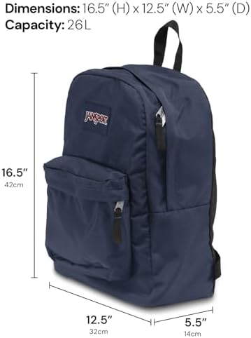 JanSport SuperBreak One Backpack - Durable, Lightweight Bag with 1 Main Compartment, Front Utility Pocket with Built-in Organizer, Premium Backpack, Camo Illusion