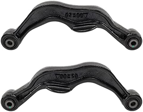 TRQ Rear Upper Control Arm Set Driver & Passenger Side Upper Compatible with 2000-2009 Subaru Legacy