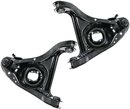 TRQ Front Lower Control Arm with Ball Joint Set Compatible with 82-96 Buick Cadillac 77-96 Chevrolet 77-92 Oldsmobile 87-89 Pontiac
