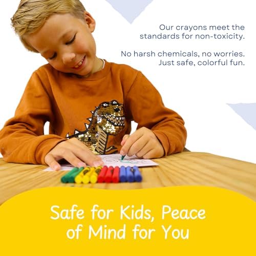 CrayonKing 250 Sets of 4-Packs (1000 Bulk Crayons) – Non-Toxic, Individually Wrapped, Perfect for Parties, Restaurants, Classrooms & More