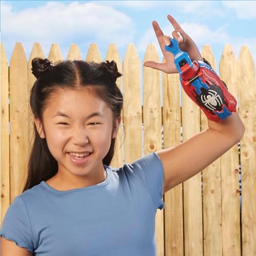 Marvel Spider-Man Real Webs Ultimate Web Blaster, 2-in-1 Blaster, Role Play Toy, Spider-Man Costume, Spider-Man Toys for Kids 5 and Up
