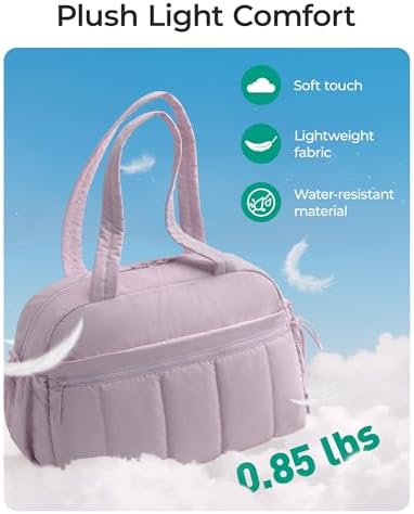 BAGSMART Gym Bag for Women, Duffle Bag for Travel with Wet Pocket, Lightweight Carry on Weekender Duffel, Water Resistant