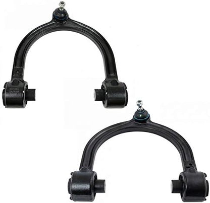 TRQ Front Upper Control Arm with Ball Joint Set Compatible with 2003-2006 Mercedes-Benz S430 S500