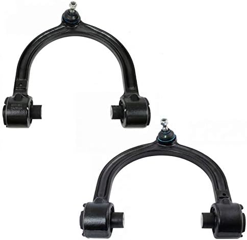TRQ Front Upper Control Arm with Ball Joint Set Compatible with 2003-2006 Mercedes-Benz S430 S500