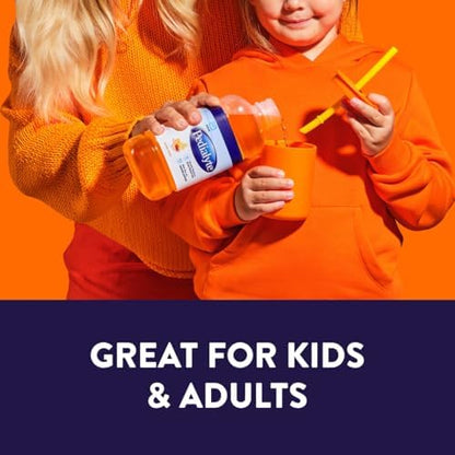 Pedialyte Electrolyte Drink, Hydration Drinks for Kids & Adults, Mixed Fruit, 1 Liter, Pack of 8