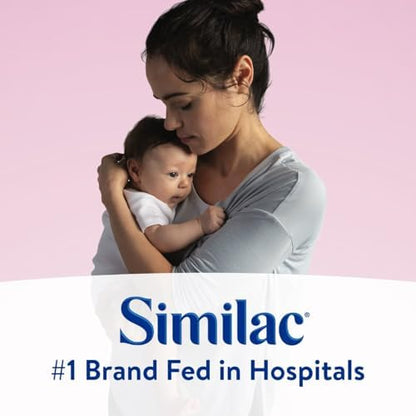 Similac Soy Isomil Infant Formula, for Fussiness & Gas, Plant-Based Protein, Infant Formula Powder, 30.8-oz Value Can, Pack of 4