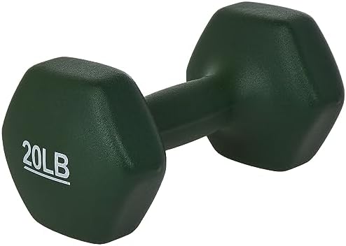 Amazon Basics Neoprene Dumbbell Hand Weights for Exercise and Muscle Toning