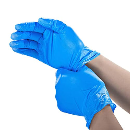Basic Medical Synmax Vinyl Exam Gloves - Latex-Free & Powder-Free Disposable Glove - Large, BMPF-3003(1000 Pcs)