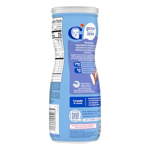 Gerber Baby Snacks Puffs, Apple Cinnamon, 1.48 Ounce (Pack of 6)