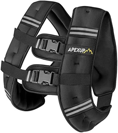 APEXUP Weighted Vest Men Women, Weight Vest for Women Workout Equipment for Strength Training Running