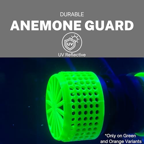 Anemone Guard For Hygger Mini Wave Maker hygger 1600 GPH 14w - PROTECT YOUR ANEMONE AND INVERTS WITH THIS ANEMONE GUARD - MADE WITH FISH SAFE PLASTIC *ORANGE*