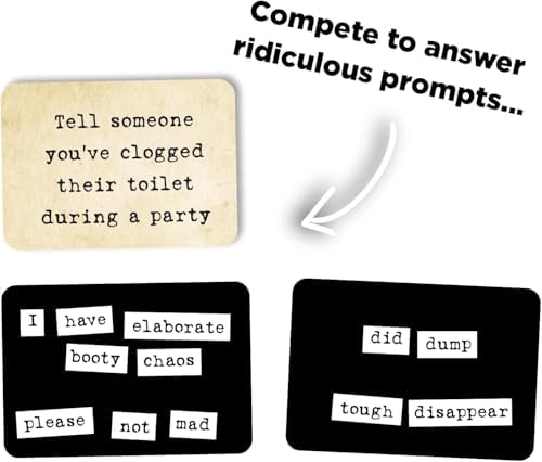 Ransom Notes - The Ridiculous Word Magnet Party Game & Expansion Pack One Bundle, 3+ Players