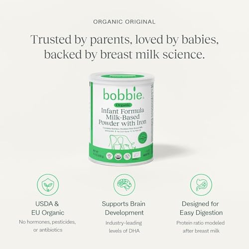Organic Combo Feeding Kit, Infant Formula, Milk Based Powder with Iron, DHA and Vitamin D & 100% Lactose (14.1 oz), Organic Baby Vitamin D Drops 400 IU (0.3 fl oz) Newborn Baby-12 Months Old