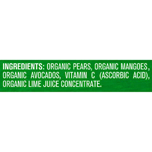 Gerber Organic Baby Food Pouches, 2nd Foods for Sitter, WonderFoods, Pear Mango Avocado, 3.5 Ounce (Pack of 12)