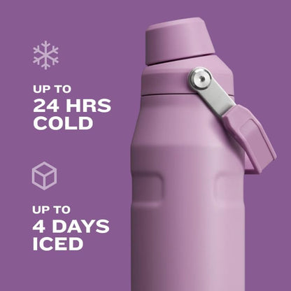 Stanley IceFlow Fast Flow Water Bottle | Angled Spout Lid | Lightweight & Leakproof for Travel & Sports | Insulated Stainless Steel | BPA-Free