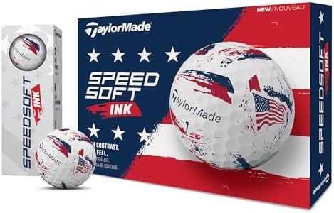TaylorMade SpeedSoft Golf Balls, Maximum Distance with Ultra-Soft Feel, Perfect for Off The Tee and Around The Green