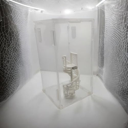 Spider Web Spiral Stairs (White, 7 inches)