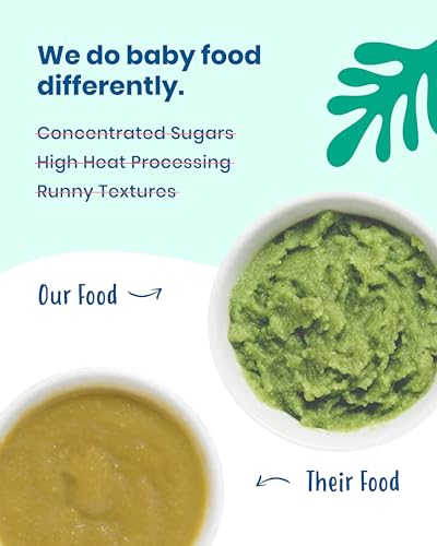 Amara Organic Baby Food - Stage 2 - Tropical Mango - Baby Cereal to Mix With Breastmilk, Water or Baby Formula - Shelf Stable Baby Food Pouches Made from Organic Fruit - 14 Pouches, 3.5oz Per Serving