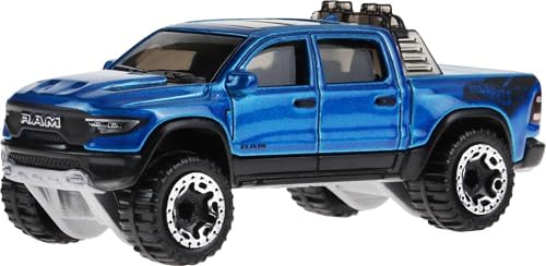 Hot Wheels Toy Trucks 10-Pack, Set of 10 Die-Cast 1:64 Scale Utility, Racing & Other Pickups or Vans, Modern & Retro Models (Styles May Vary)